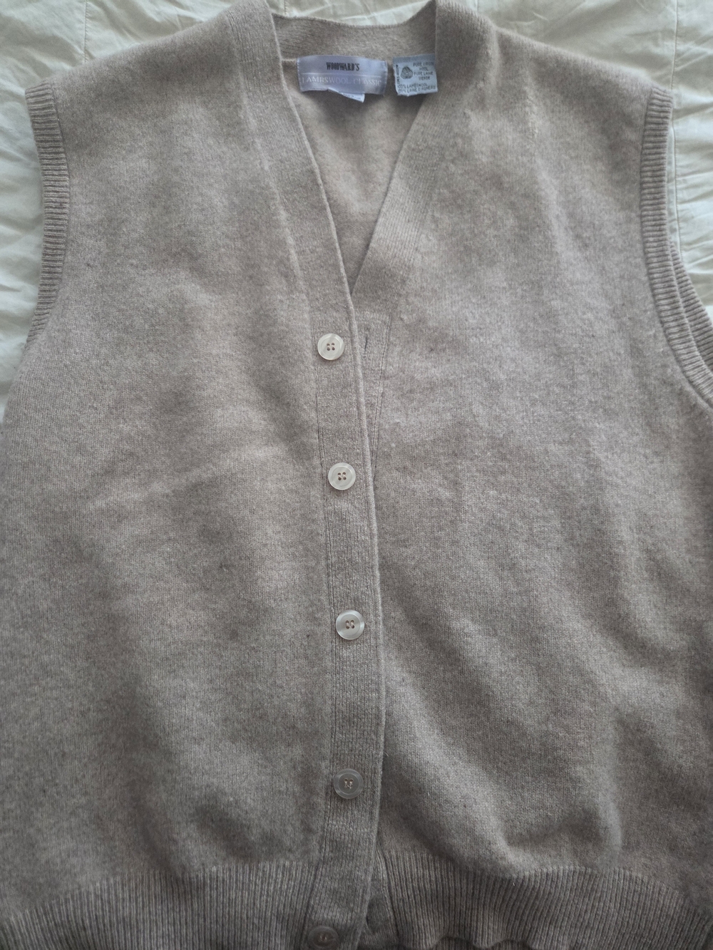 100% Lambswool Vest